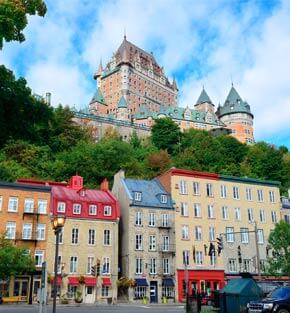 Chateau Frontenac Castle in Quebec City