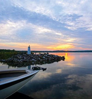 Ontario at sunset