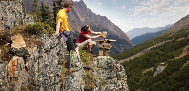 Building an Inukshuk