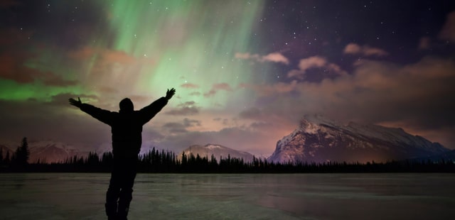 Aurora in Banff