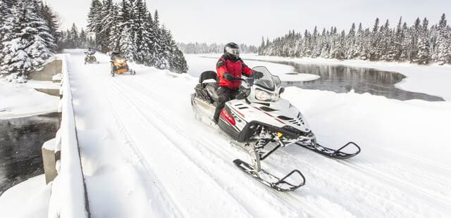 Snowmobiling